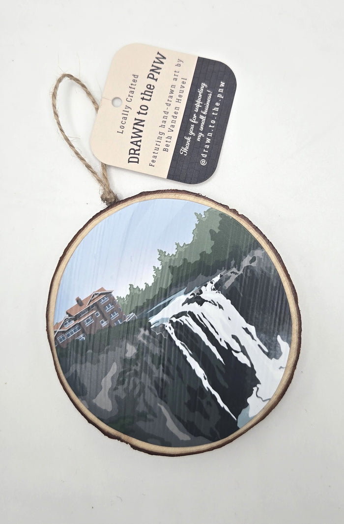 Snoqualmie Falls Ornament by Drawn to the PNW
