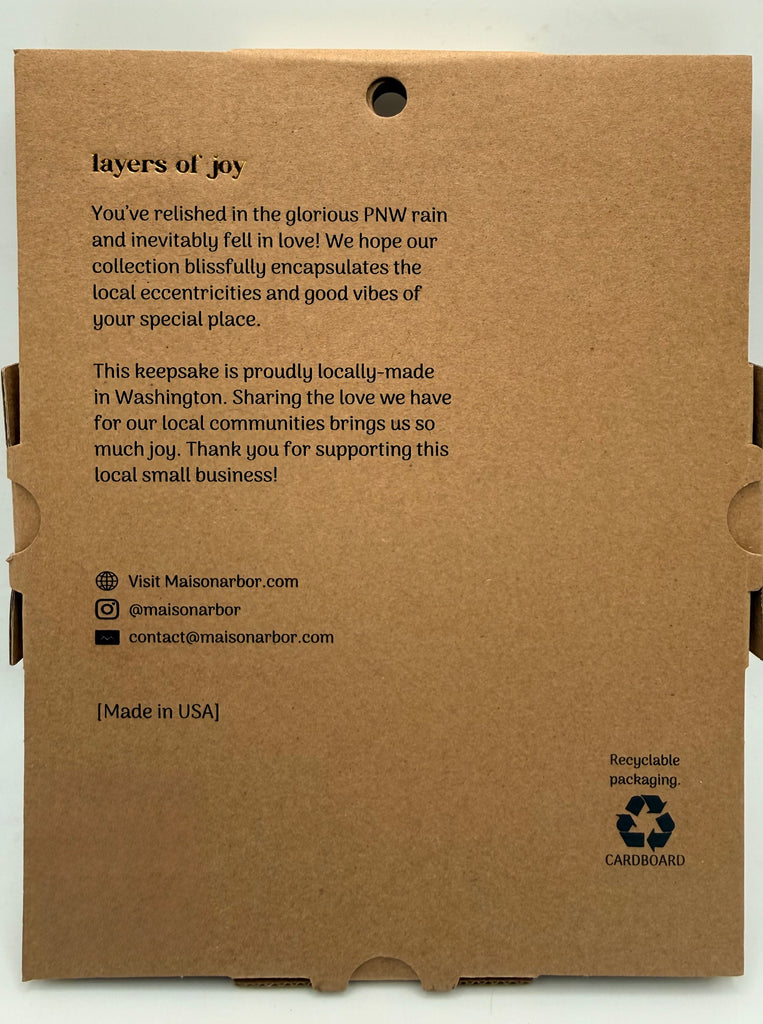 Maison Arbor Washington Ornament - Salish Lodge & Spa