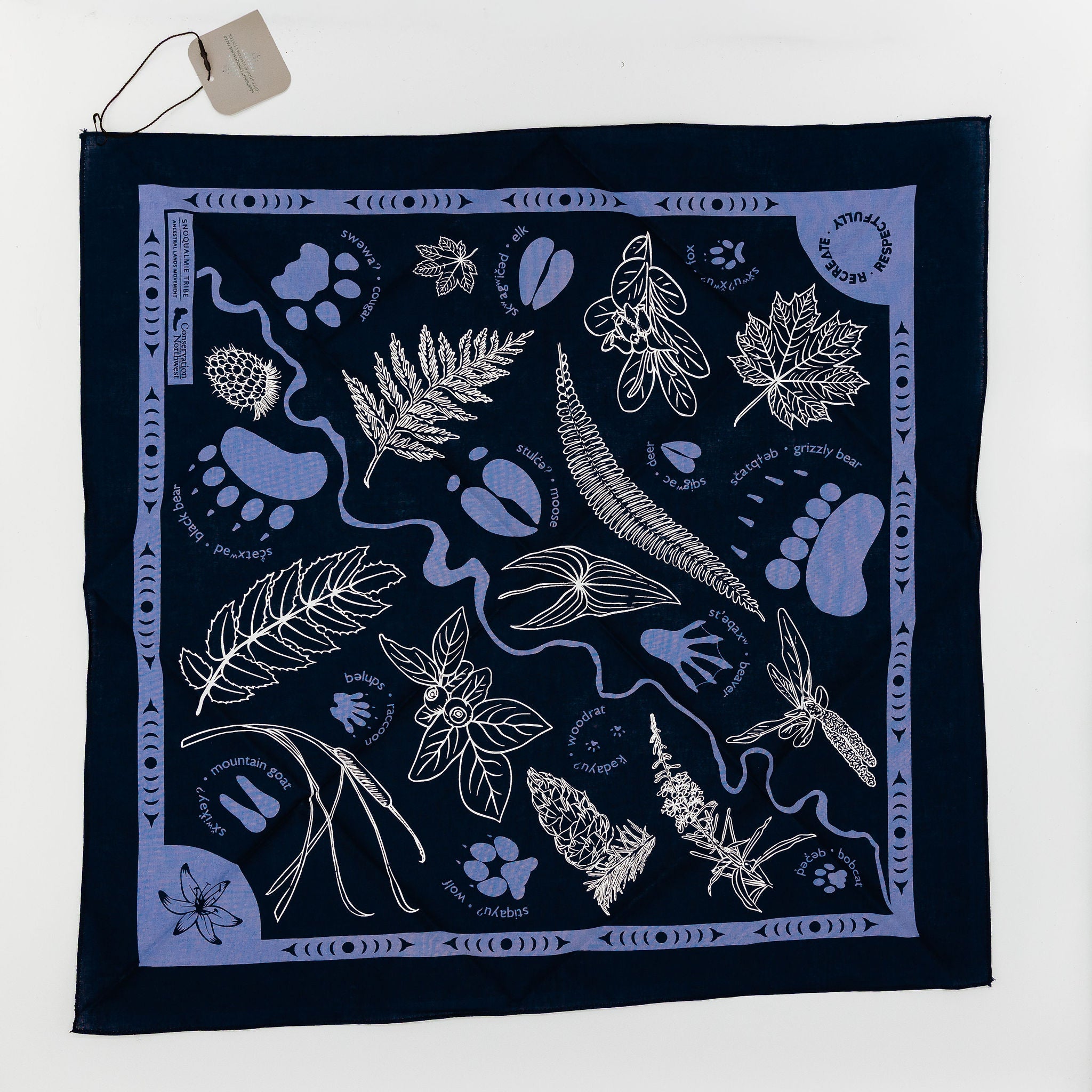 Snoqualmie Tribe / Conservation Northwest Awareness Bandana | Salish Lodge