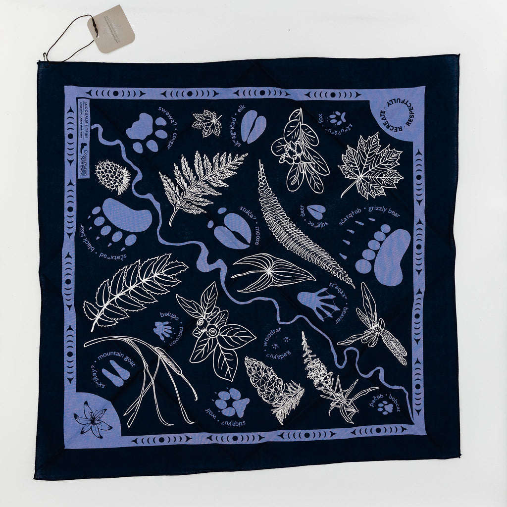 Snoqualmie Tribe / Conservation Northwest Awareness Bandana | Salish Lodge