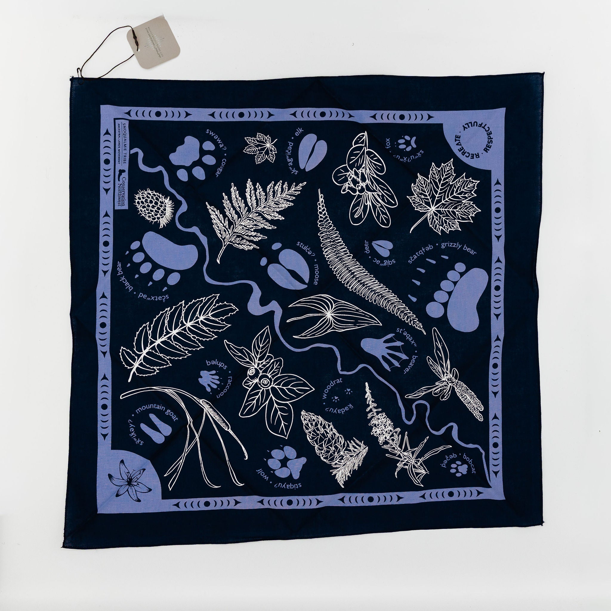 Snoqualmie Tribe / Conservation Northwest Awareness Bandana | Salish Lodge