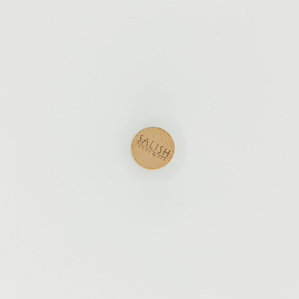 Salish Lodge & Spa Bottle Stopper Engraved Wooden Wine Cork | Salish Lodge