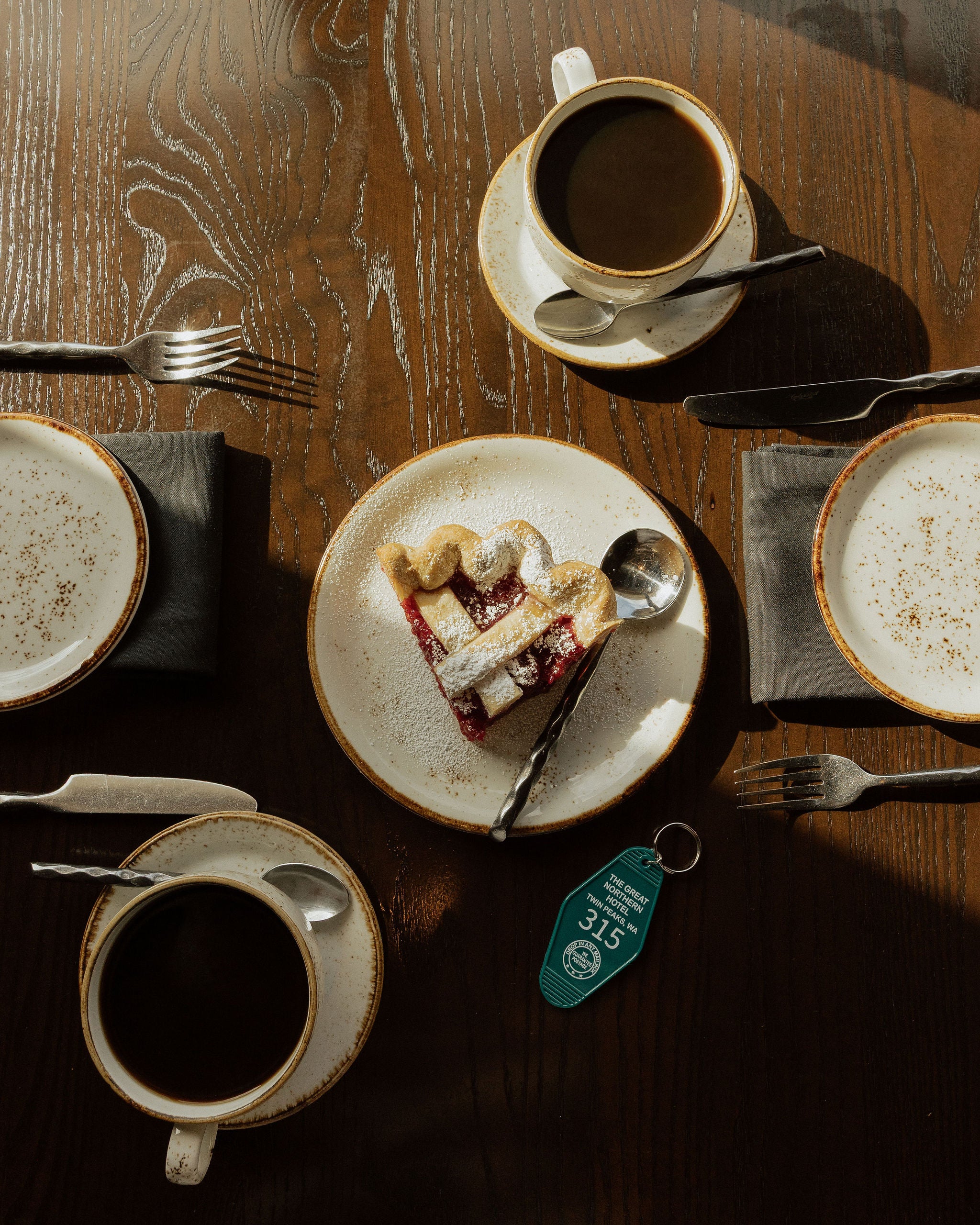 A Slice of Cherry Pie & A Damn Fine Cup of Coffee