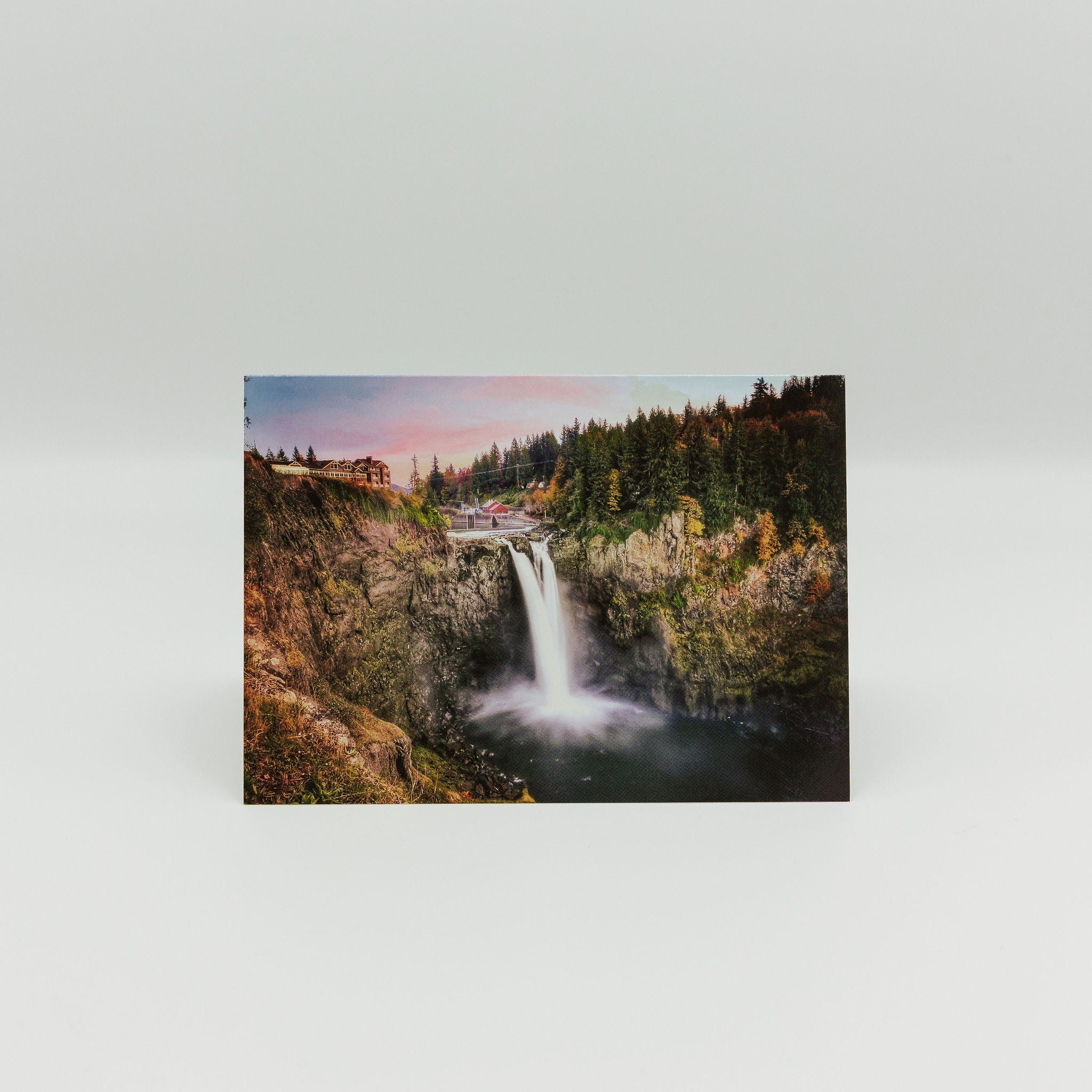 Salish Lodge & Spa Postcard - Rainbow Falls Horizontal | Salish Lodge