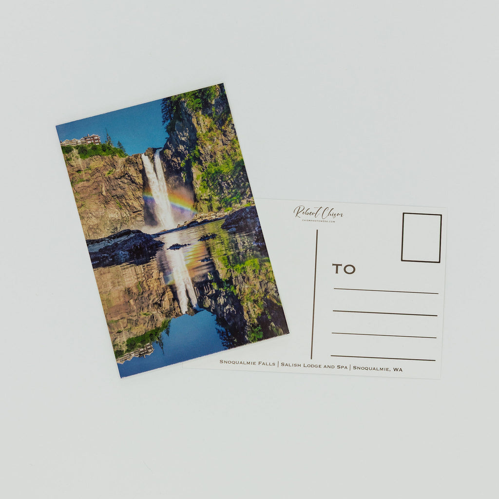 Salish Lodge & Spa Postcard - Rainbow Falls | Salish Lodge