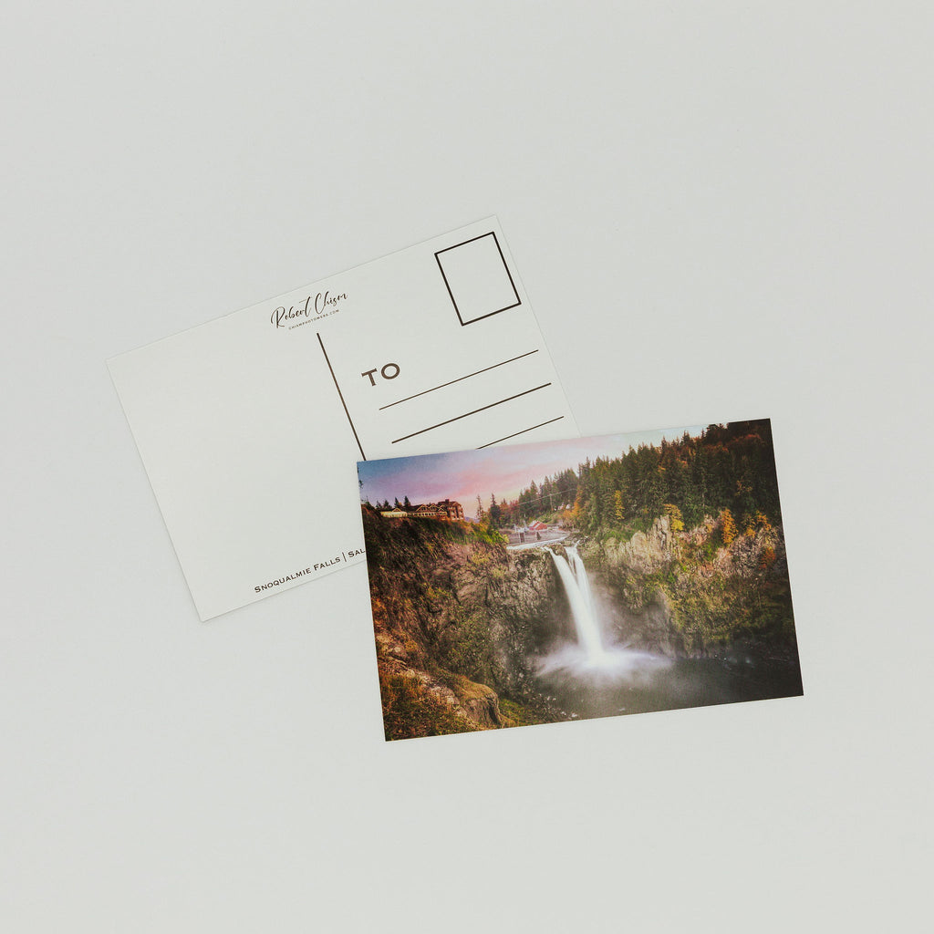 Salish Lodge & Spa Postcard - Rainbow Falls Horizontal | Salish Lodge