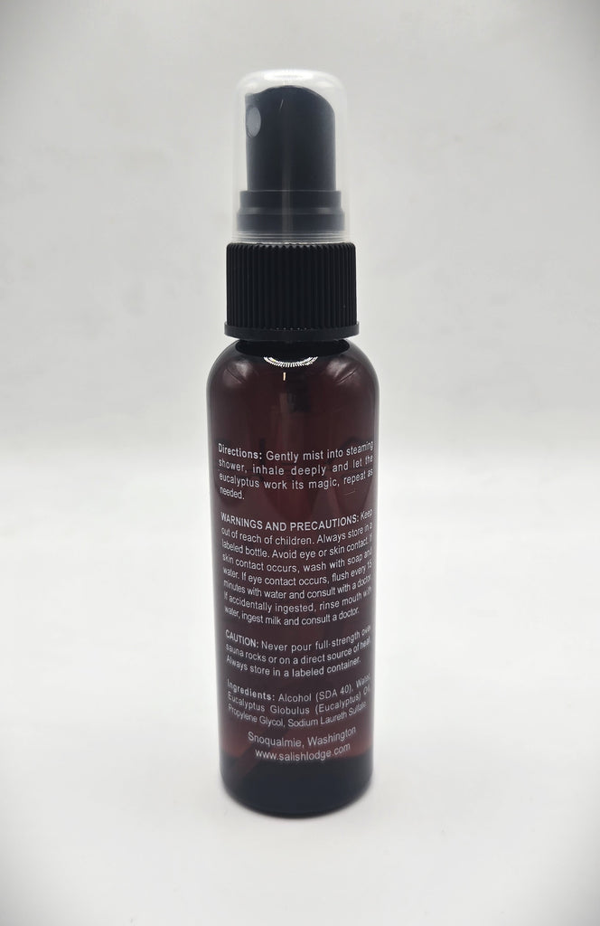 Salish Lodge & Spa Signature Collection Eucalyptus Shower Spray Travel Size